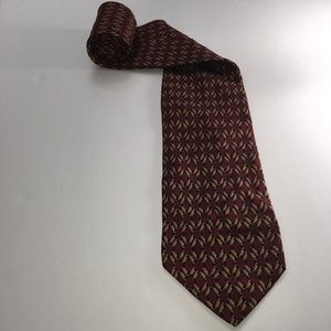 Paolo Gucci Burgundy Necktie 100% Silk